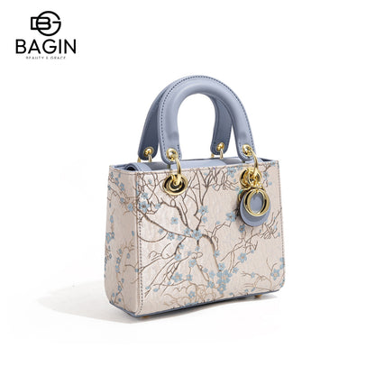 Túi Dior Lady cao cấp phong cách quý phái - Túi xách tay dung tích lớn, mẫu mới 2024, thêu họa tiết hoa mai tinh xảo, túi đeo vai/đeo chéo sang trọng[gy-866]