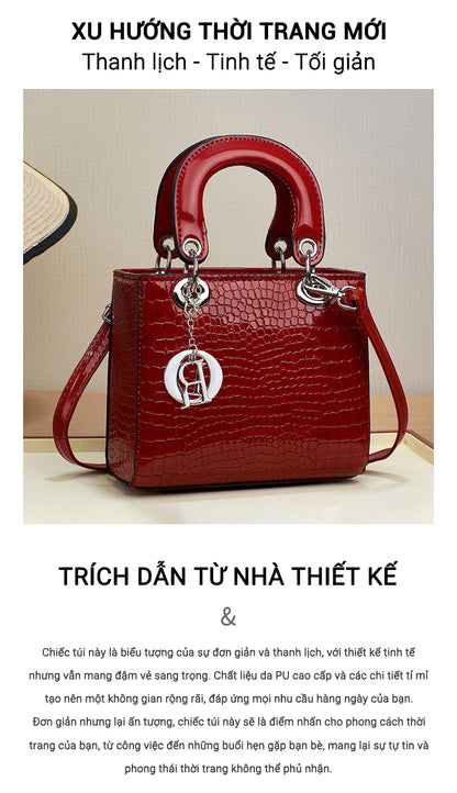 Túi xách mẹ phong cách 2024 mùa hè mới, túi xách tay thời trang đa năng, đeo vai thời thượng, đeo chéo dung tích lớn, phong cách thời trang dễ phố[gy-290]