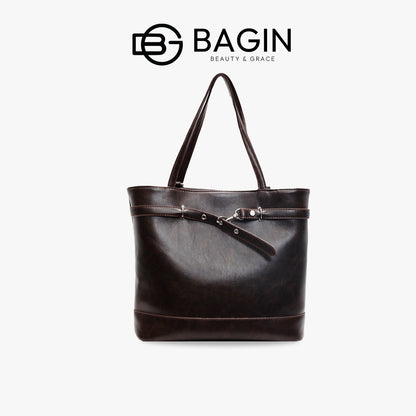 Thời Trang Retro Túi Tote Mới Túi Nữ Dung Tích Lớn Hốc Đa Năng Đi Làm Túi Nữ Ba túi Đa Năng [gy-945]