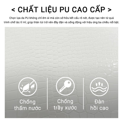 Túi xách mẹ phong cách 2024 mùa hè mới, túi xách tay thời trang đa năng, đeo vai thời thượng, đeo chéo dung tích lớn, phong cách thời trang dễ phố[gy-290]