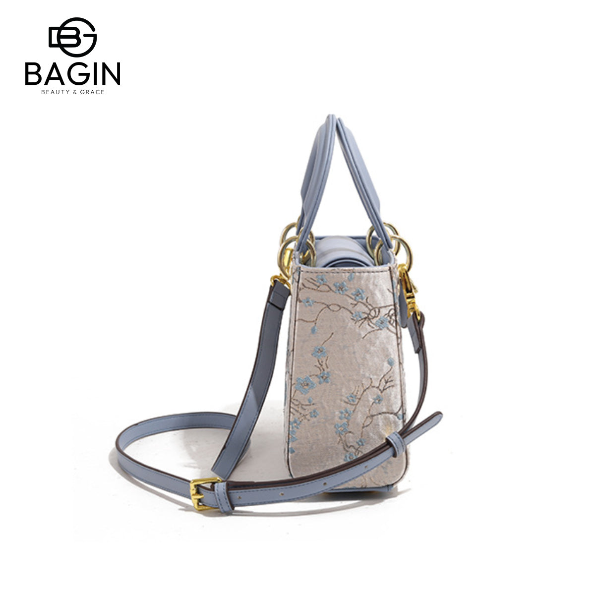 Túi Dior Lady cao cấp phong cách quý phái - Túi xách tay dung tích lớn, mẫu mới 2024, thêu họa tiết hoa mai tinh xảo, túi đeo vai/đeo chéo sang trọng[gy-866]
