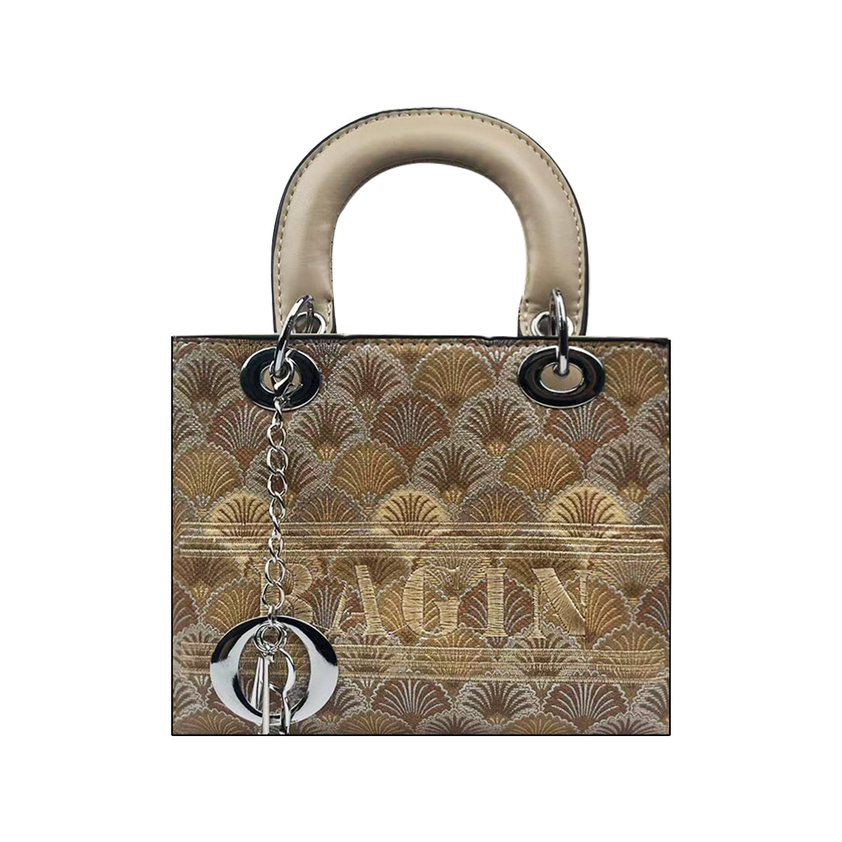 Túi xách mới dành cho nữ, thêu hoa văn, kèm khăn lụa, túi xách tay kiểu Lady Dior cao cấp, phong cách sang trọng thời thượng, mẫu hot hit, dễ phối đồ, túi đeo chéo hoặc đeo vai[gy-872]